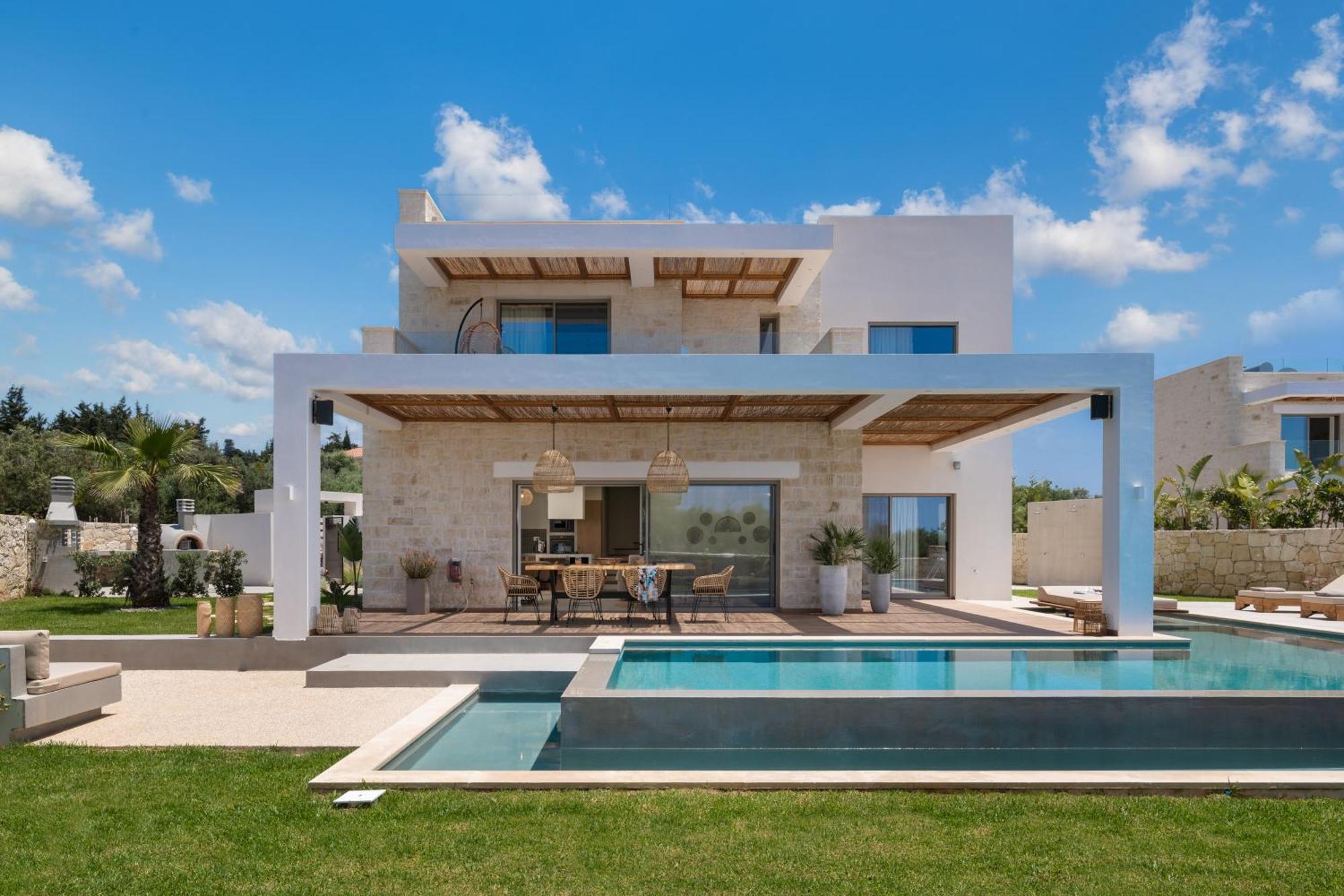 Sohora Twin Villas Xirosztérni Kültér fotó